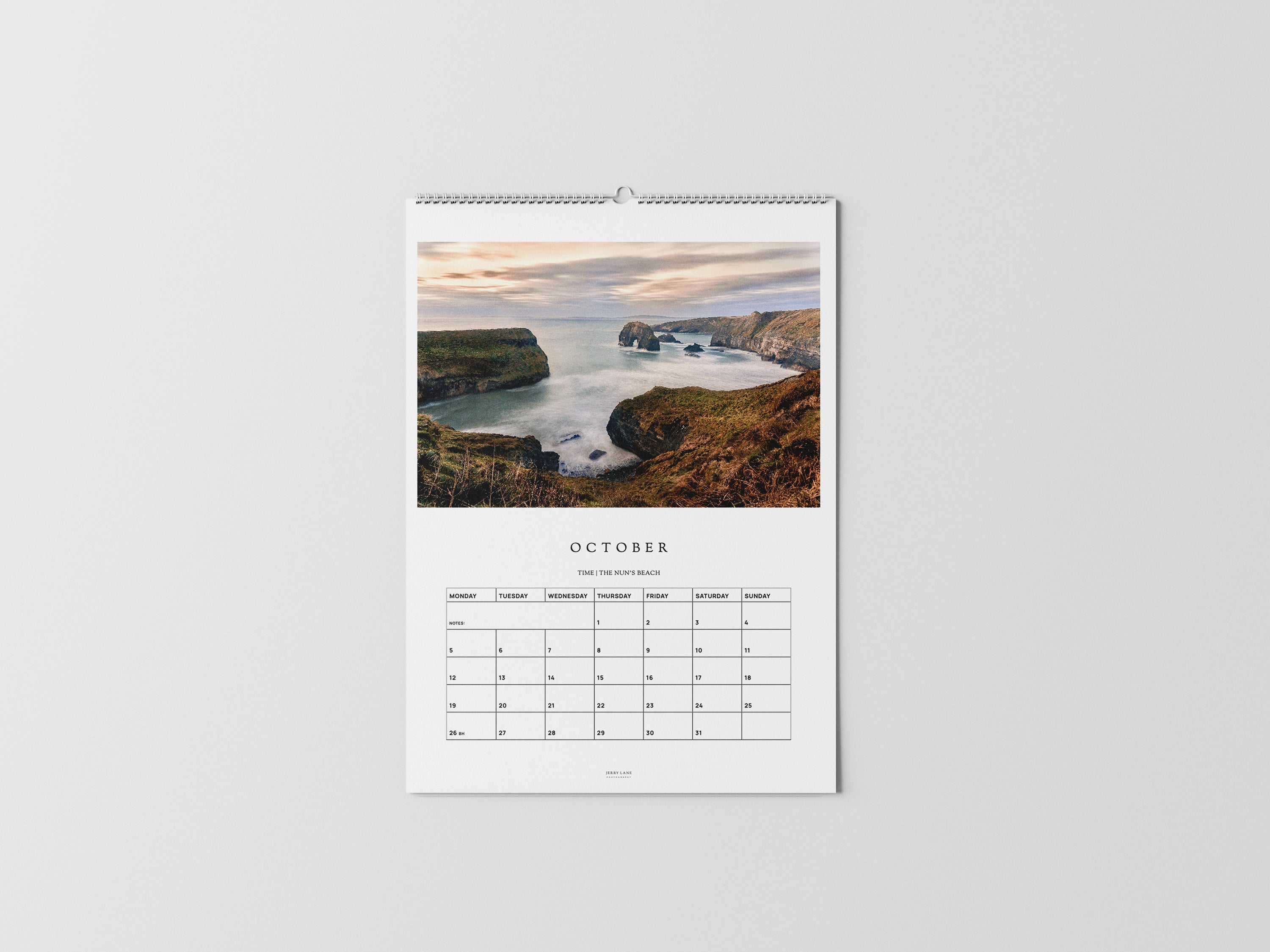 2026 Ballybunion Landscape Photography Calendar by Jerry Lane