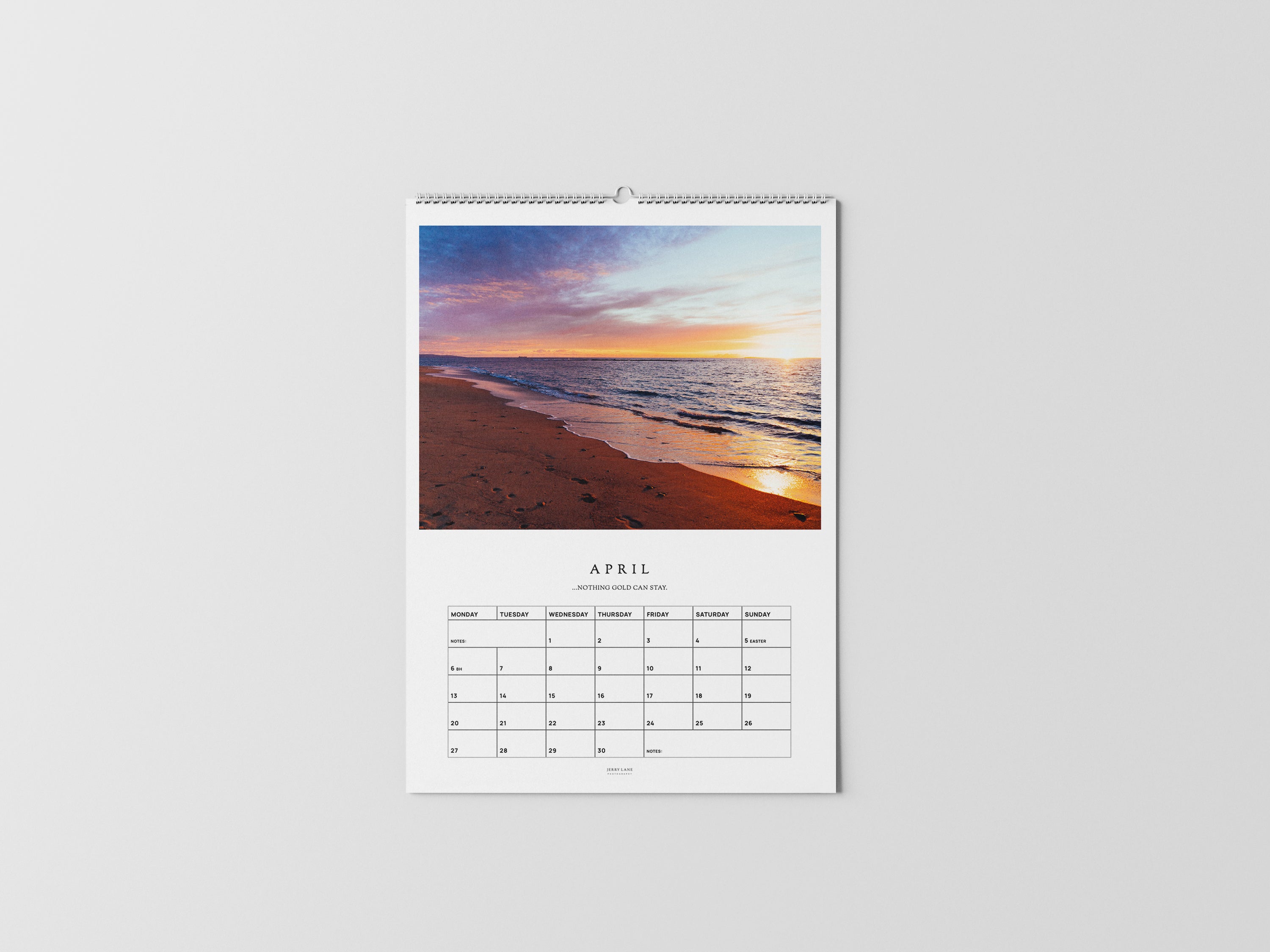 2026 Ballybunion Landscape Photography Calendar by Jerry Lane