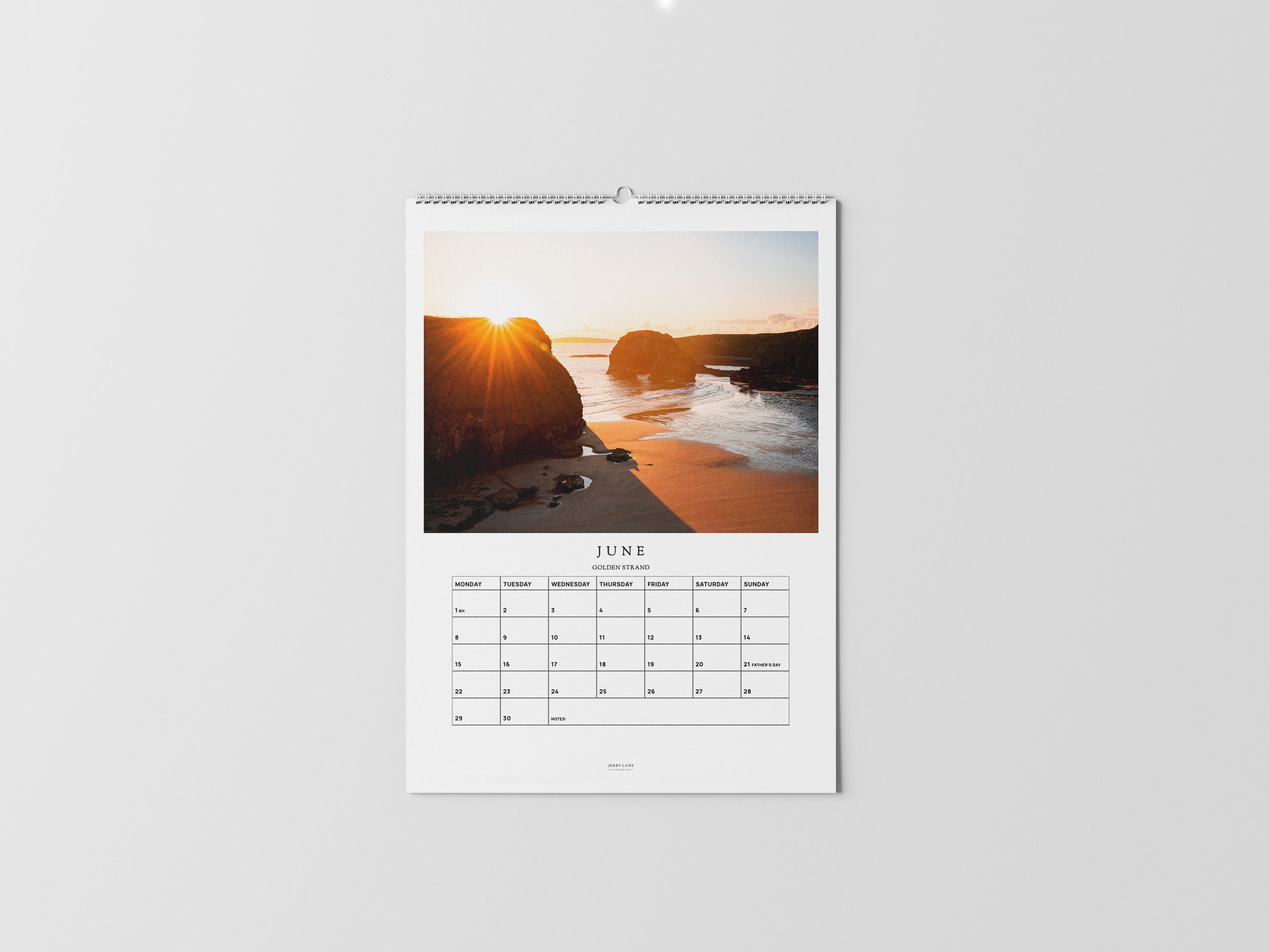 2026 Ballybunion Landscape Photography Calendar by Jerry Lane