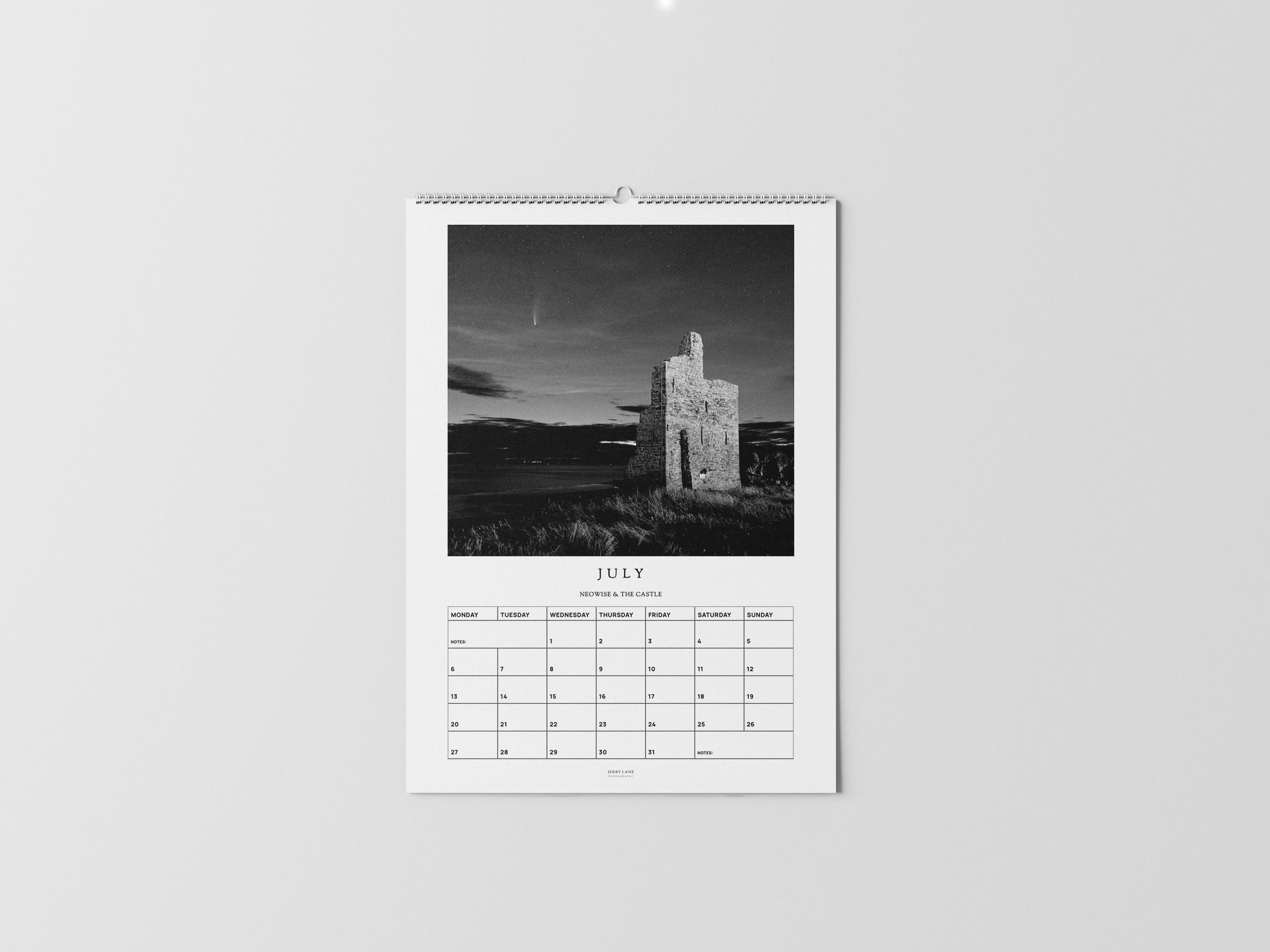2026 Ballybunion Landscape Photography Calendar by Jerry Lane