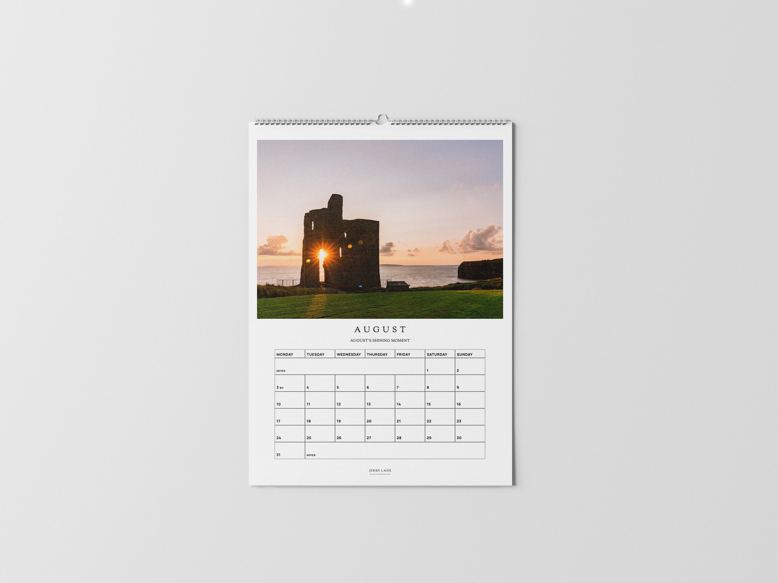 2026 Ballybunion Landscape Photography Calendar by Jerry Lane